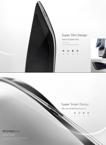 Samsung Galaxy Skin il primo concept di smartphone flessibile 4