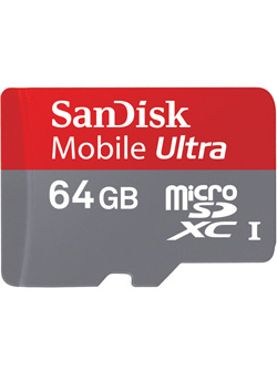 SanDisk MicroSDXC da 64GB 1