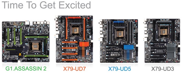 Gigabyte mostra la lineup aggiornata delle proprie mainboard X79 1