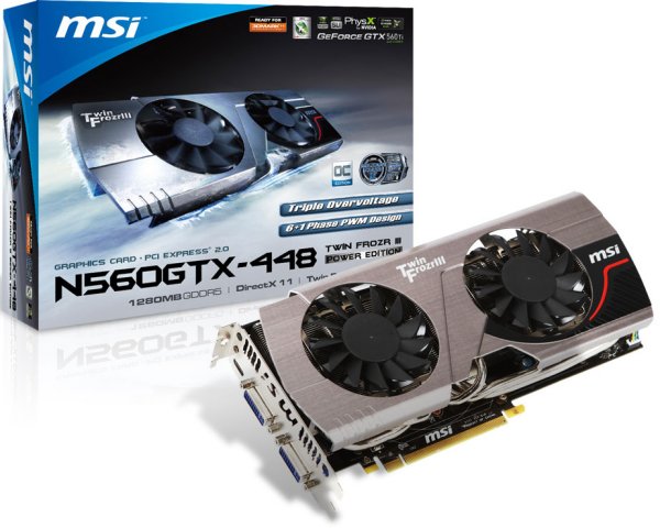 Anche MSI rilascia la GTX 560 Ti 448 CUDA Cores in ben 2 versioni 1