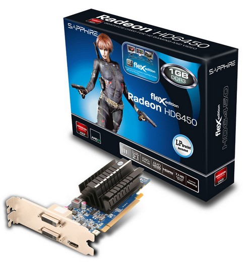 Sapphire presenta la Radeon HD 6450 FleX 1