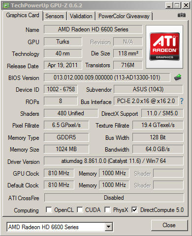 TechPowerUp rilascia GPU-Z v0.6.2 1