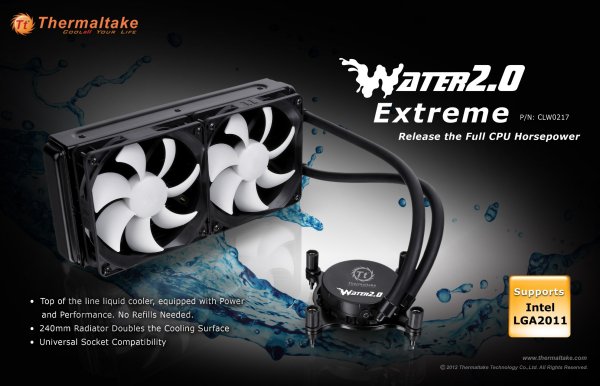 Thermaltake rilascia la nuova serie di cooler Water 2.0 1