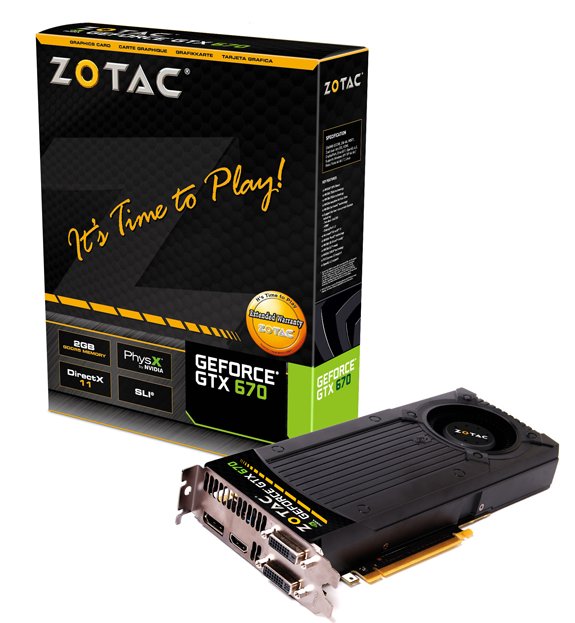 ZOTAC presenta la propria linea di GeForce GTX 670 1