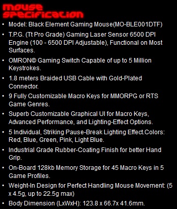 Tt eSPORTS presenta il mouse BLACK Element Cyclone 6