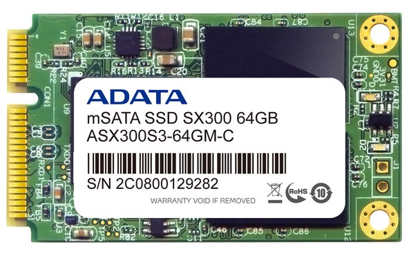 ADATA presenta due nuovi Solid State Drives mSATA 1