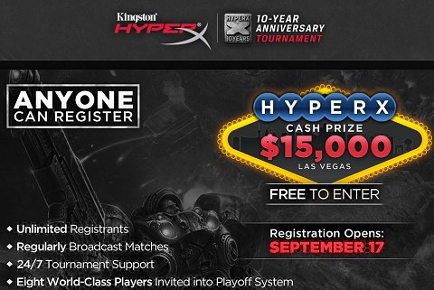 Aperte le iscrizioni per l'HyperX Tournament 1