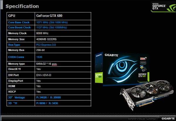 Gigabyte pronta a rilasciare una GeForce GTX 680 OC da 4GB 2