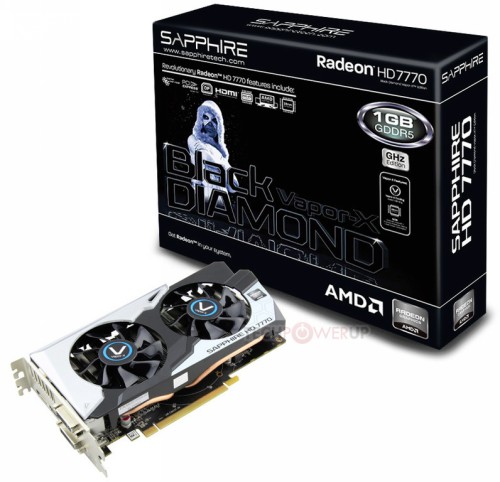 Sapphire annuncia la Radeon HD 7770 Vapor-X Black Diamond 1