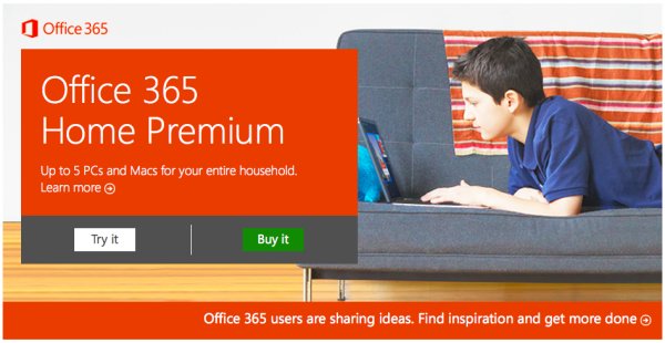 Microsoft lancia Office 365 Home Premium 1