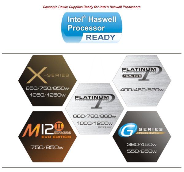 Anche SeaSonic è Intel Haswell ready 1
