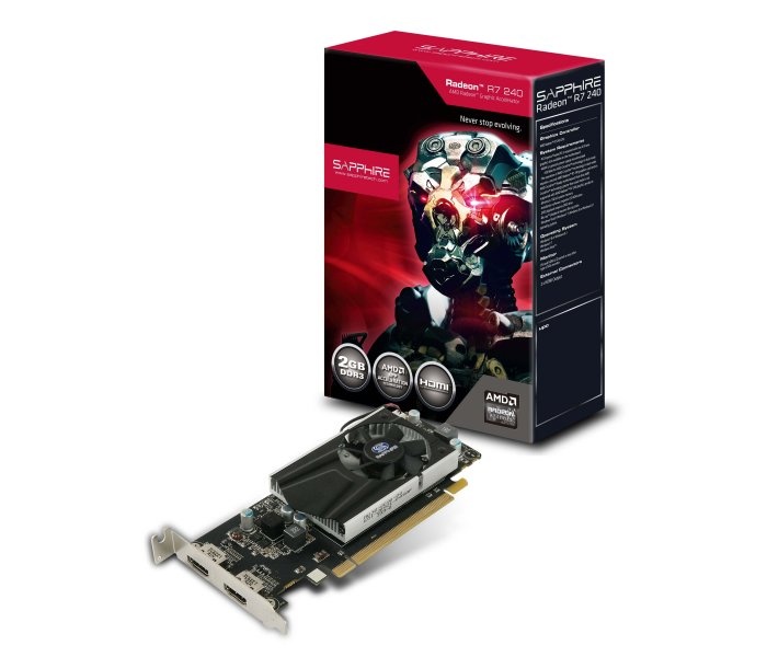 SAPPHIRE presenta la R7 240 LP e la R7 250X Vapor-X  1