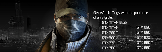 NVIDIA offre Watch Dogs in bundle su alcune GTX 2