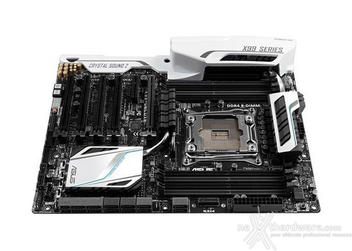 Prime immagini della ASUS X99 Deluxe 2