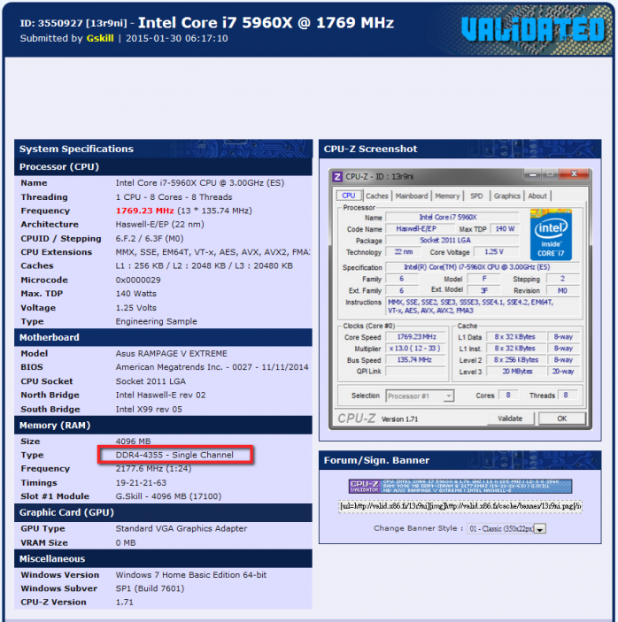 G.Skill si riprende il W.R. di frequenza su DDR4 2