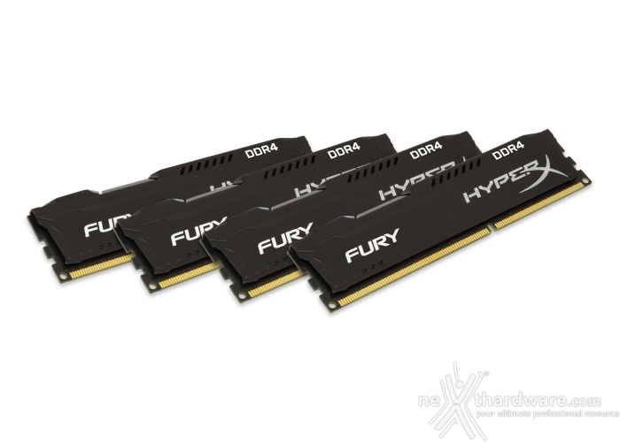 HyperX lancia le nuove Fury DDR4 1