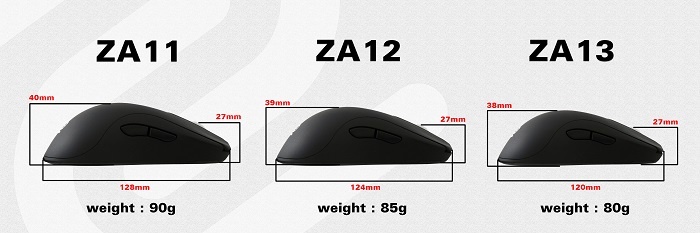 ZOWIE introduce i mouse ZA Series 3