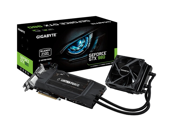 GIGABYTE lancia la GeForce GTX 980 WATERFORCE 1
