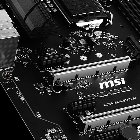 MSI presenta le nuove C236 WORKSTATION 3