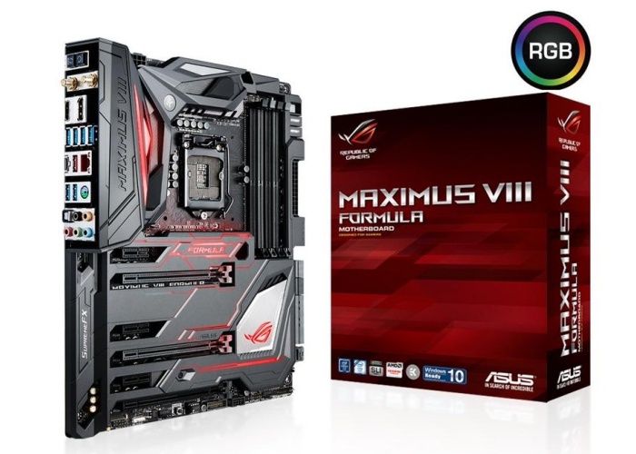 Ecco la nuova ASUS MAXIMUS VIII FORMULA 1