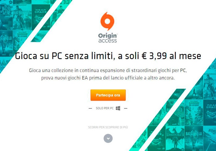Gioca senza limiti con Origin Access 2