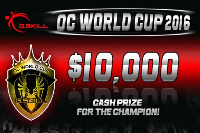 G.SKILL annuncia la World Cup OC 2016 1