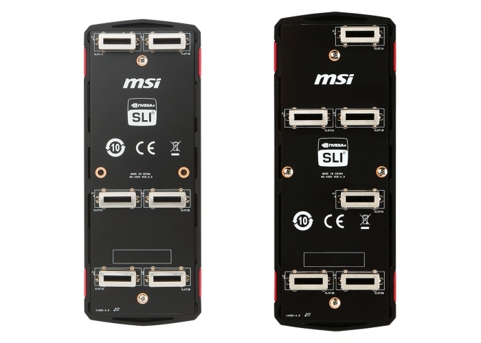 Disponibili i nuovi bridge MSI 3 e 4-way SLI 3