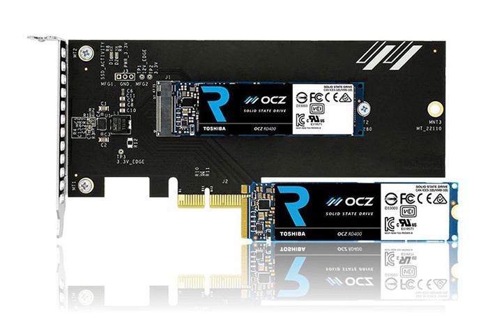 Toshiba lancia gli OCZ RD400 SSD NVMe 1