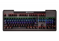 Top in acciaio ed illuminazione completamente multicolore per la nuova tastiera gaming.