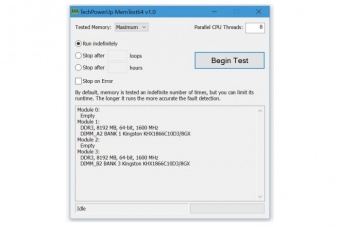 TechPowerUp annuncia MemTest64 2