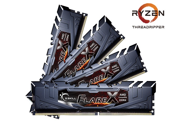 G.SKILL rilascia le Flare X per Threadripper 1