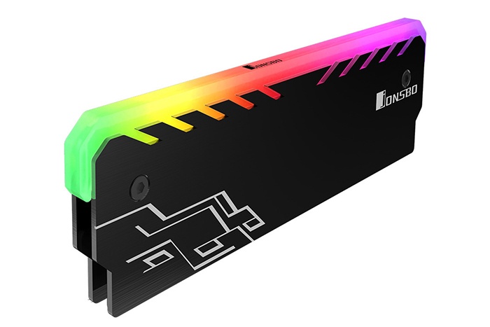 Jonsbo NC-1: dissipatori per RAM con LED RGB 5