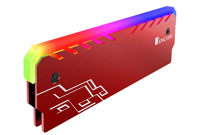 Jonsbo NC-1: dissipatori per RAM con LED RGB 2