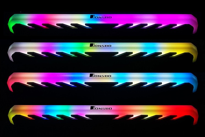 Jonsbo NC-1: dissipatori per RAM con LED RGB 1