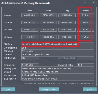 Ryzen 7 2700X, ecco i primi benchmark ... 3