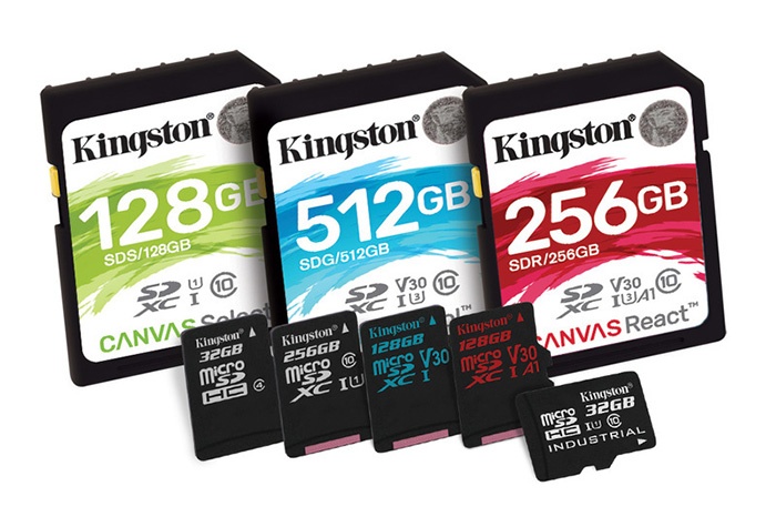 Kingston lancia le schede di memoria Canvas 1