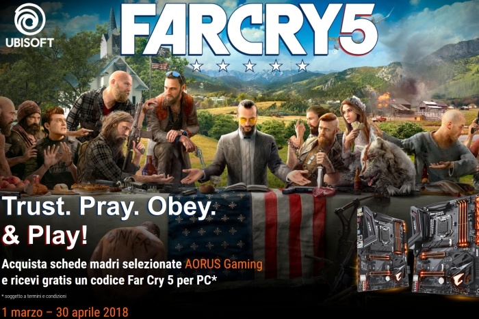 GIGABYTE estende la promozione su Far Cry 5 1
