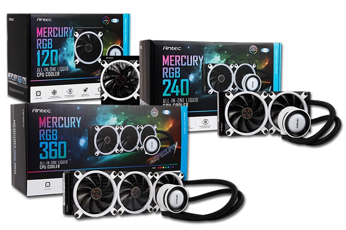 Antec lancia gli AiO Mercury RGB 5