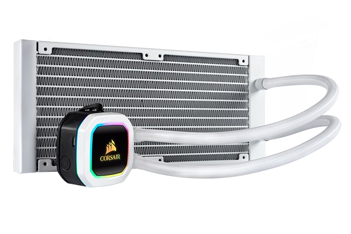 CORSAIR punta sul bianco con ventole ed AiO 7