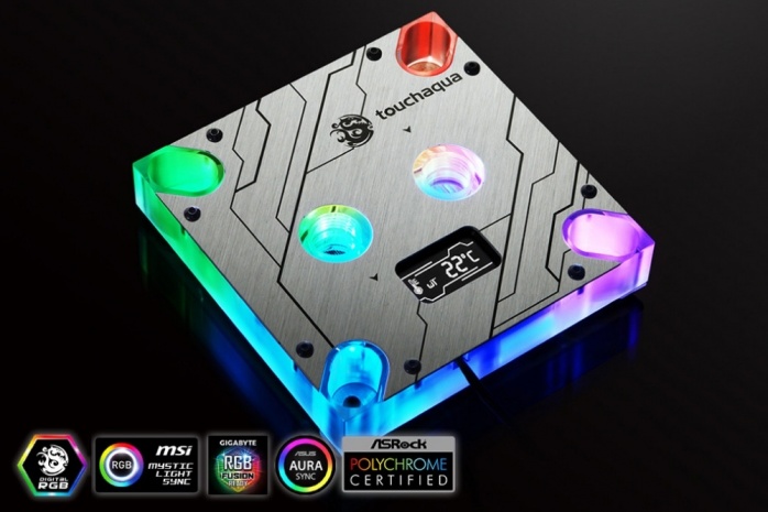 Bitspower annuncia i Touchaqua CPU Block 1