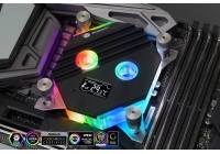 Design aggiornato, illuminazione ARGB e diplay OLED per il nuovo waterblock per CPU.