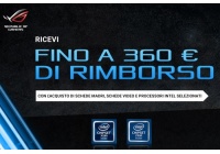 Sino a 360 euro di rimborso per l'acquisto di una scheda madre in abbinamento ad una CPU Intel ed una scheda video NVIDIA.