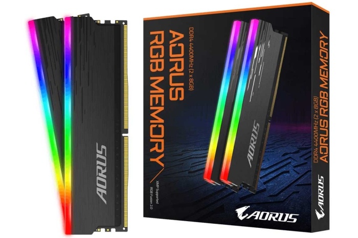 In arrivo le memorie AORUS RGB 4400MHz 1