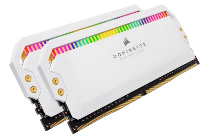 CORSAIR lancia le Dominator Platinum White RGB 1