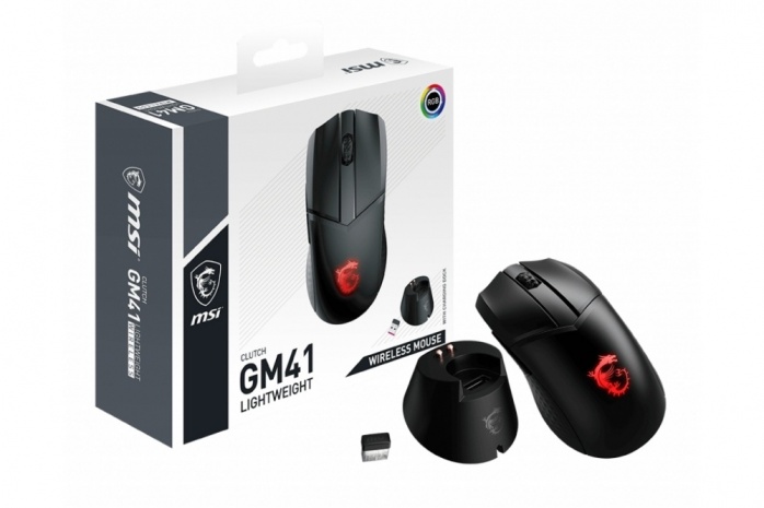 MSI lancia il Clutch GM41 Lightweight Wireless 4