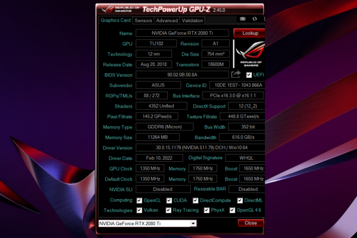 TechPowerUp rilascia GPU-Z 2.45.0 1