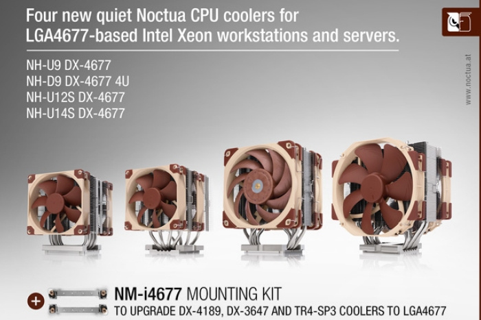 Noctua presenta i dissipatori per socket Intel LGA4677 1