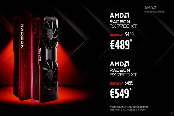 AMD annuncia le RX 7800 XT e RX 7700 XT 1