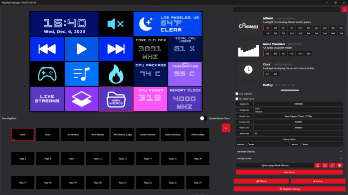 G.SKILL svela il WigiDash PC Command Panel 4