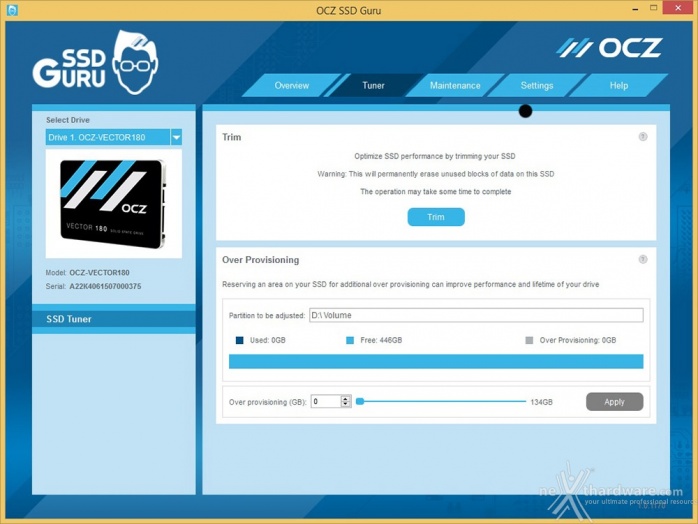 OCZ Vector 180 480GB 3. Firmware - TRIM - SSD Guru 14